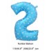 Number Balloons (Sky blue color)